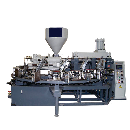 RM-128 Automatic Rotary Plastic Shoes Direct Injection Moulding Machine