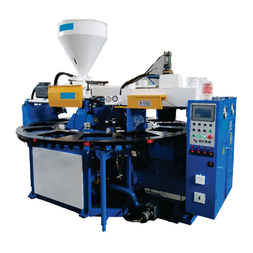 Automatic Disc Type Monochrome Crystal Blowing Plastic Show Injection  Molding Machine