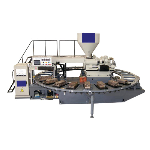 RM-105 Automatic Rotary 1/2/3 Color PVC/TPR Outsole Direct Injection Moulding Machine