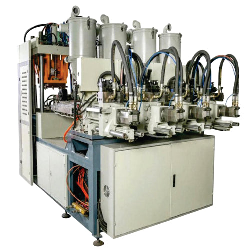 RM-208-2S4G Static 1/2 Color TPU/TR/PVC/TPR Sole Injection Moulding Machine