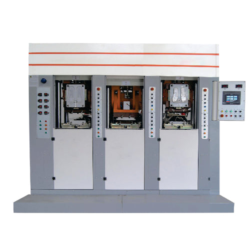 RM-208-3S2G Static 1/2 Color TPU/TR/PVC/TPR Sole Injection Moulding Machine