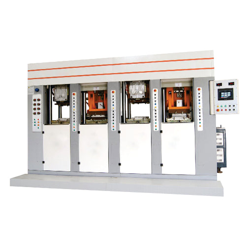 RM-208-4S2G Static 1/2 Color TPU/TR/PVC/TPR Sole Injection Moulding Machine