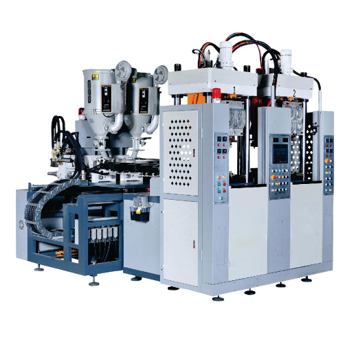 RM-208-2S2G Static 1/2 Color TPU/TR/PVC/TPR Sole Injection Moulding Machine