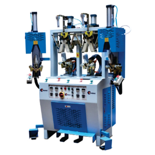 TWO COLD TWO HOT BACKING MOULDING MACHINE