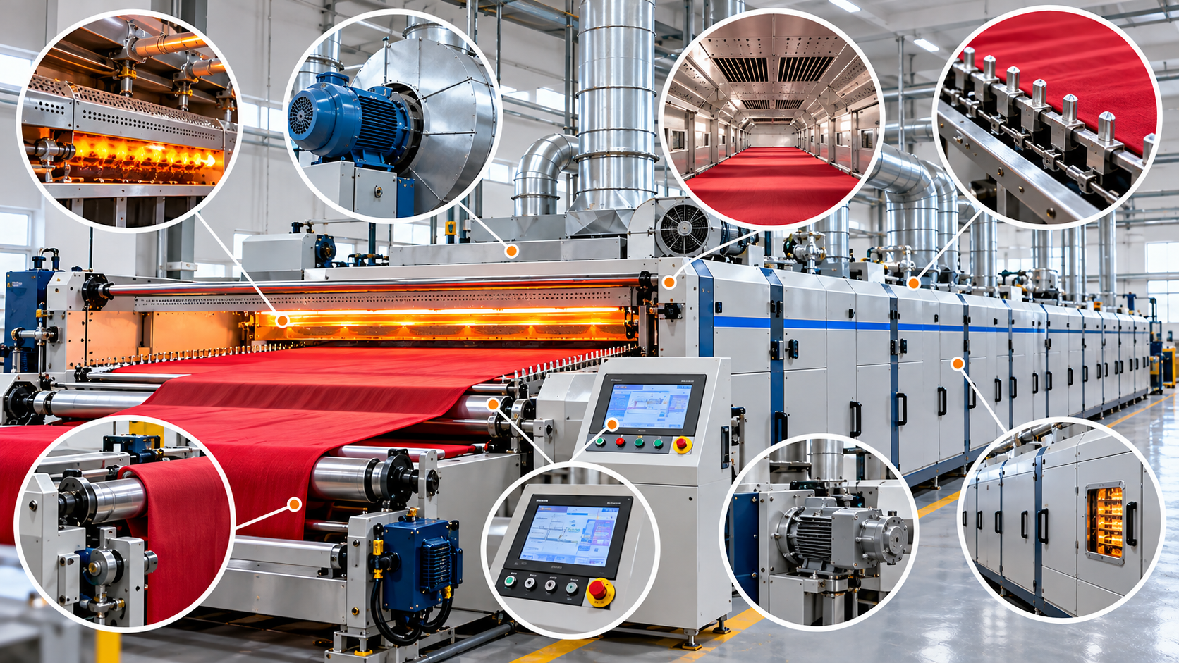 stenter machine specifications