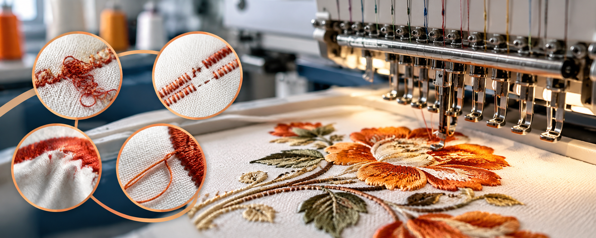 how to fix embroidery design errors
