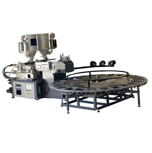 RM-205 Automatic Rotary 1/2 Color Density Plastic sole Direct Injection Moulding Machine