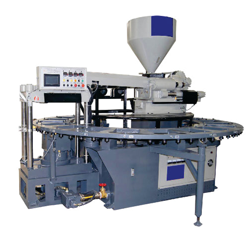 RM-106 Automatic Rotary 1/2/3/ Color Plastic Shoes Direct Injection Moulding Machine